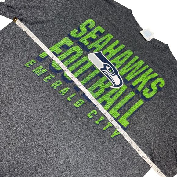 Seattle Seahawks Shirt Mens Large NFL Team Apparel Football Emerald City Tee - Picture 9 of 15
